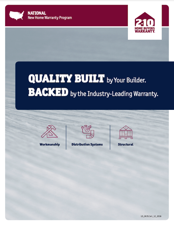 2-10 HBW Warranty Book